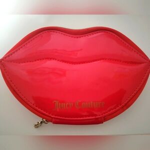 Juicy Couture Red Lip Jewelry Bag Euc